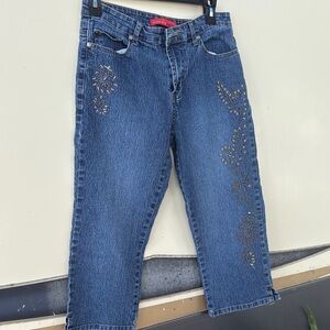 Embellished Blue Jeans